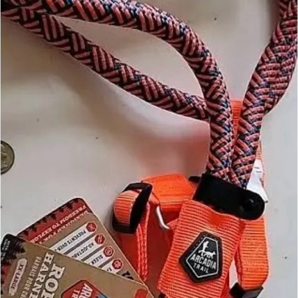 NWT ARCADIA TRAIL DOG HARNESS. Rope Max Mobility Sz S Neck 14-22” Girth 17-23”